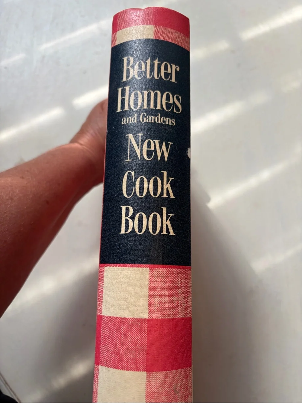 Better Homes And Gardens Red and Cream Gingham Cook Book